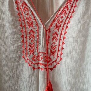 Women's Bohemian Embroidered Top Cotton